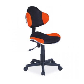 Scaun birou copii mesh SL QG2 portocaliu - negru multicolor