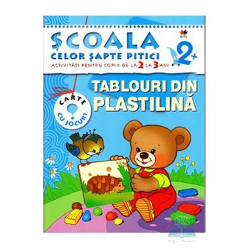 2+ Tablouri din plastilina - Activitati pentru copiii de la 2 la 3 ani 978-606-600-531-9