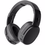 Skullcandy Crusher Bluetooth Wireless Over-Ear Headphone with Microphone, Noise Isolating Memory Foam, Adjustable and Immersive Stereo Haptic Bass, Rapid Charge 40-Hour Battery Life, Black
