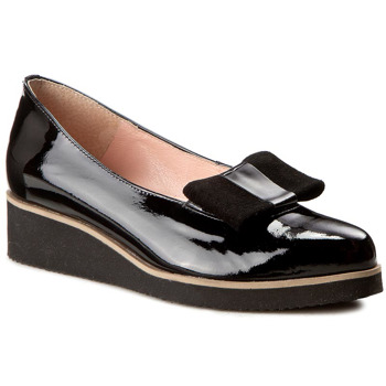 Pantofi EKSBUT - 26-4042-121/136-1G Czarny Lakier