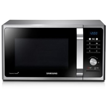 Cuptor cu microunde Samsung MS23F301TAS, 23 l, 800 W, 6 nivele de putere, control electronic, argintiu