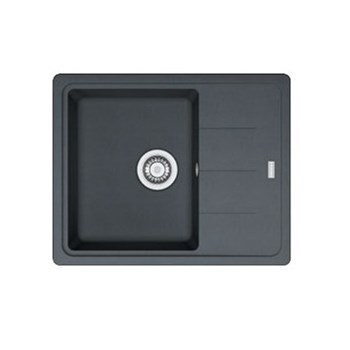 Chiuveta Franke Basis BFG 611-62 Grafite 114.0361.838, 620x500mm, 1B 1/2D, tehnologie Sanitized