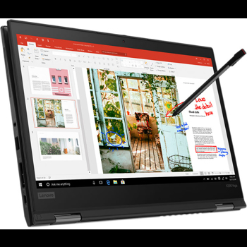 Ultrabook 2in1 Lenovo ThinkPad X390 Yoga Intel Core (8th Gen) i5-8265U 512GB SSD 8GB Win10 Pro FHD IPS Tastatura il. FPR Black 20nn002fri