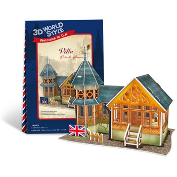 Vila Anglia - Puzzle 3D - 31 de piese w3107h