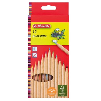 Creioane color natur 1/1 set 12 buca?i