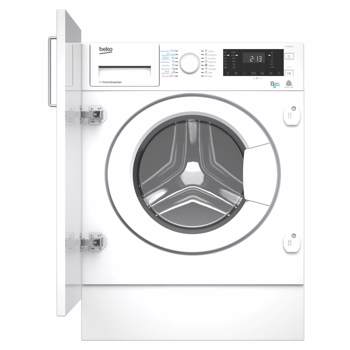 Beko Masina de spalat rufe cu uscator incorporabila HITY854310F, Wash & Wear, OptiSense, Motor ProSmart Inverter, Spalare 8 kg, Uscare 5 kg, 1400 rpm, Clasa A