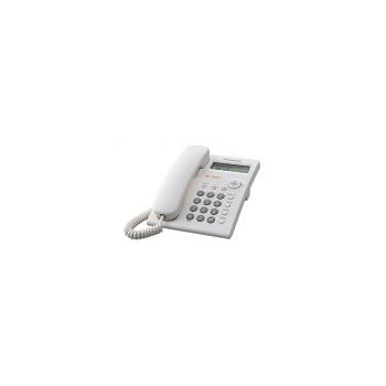 Telefon analogic cu fir Panasonic KX-TSC11FXW, Alb, Caller ID