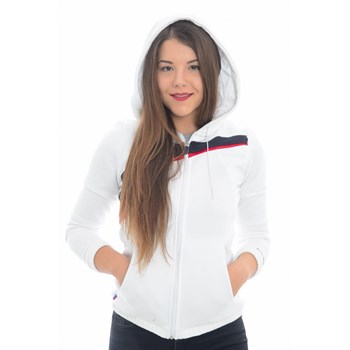 Jacheta PUMA pentru femei BMW HOODED SWEAT JACKET (761365_01 ALB )
