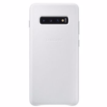 Carcasa Original Samsung Galaxy S10 Plus G975 Samsung Leather Cover White