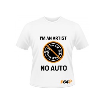 Tricou alb - I am an Artist (No Auto) - L