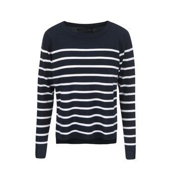 Pulover bleumarin subtire cu dungi ONLY Mila