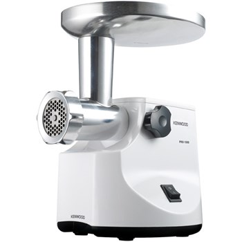 Masina de tocat carne Kenwood MG470, 1500 W, 1.5 kg/min, Alb/Argintiu