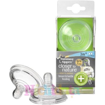 Tetina pentru biberon cu senzor de temperatura flux rapid Tommee Tippee 2 buc