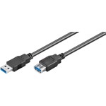 Cablu USB 3.0 negru 1.8m, Goobay