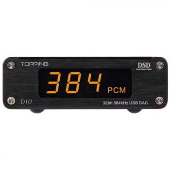 Convertor Digital/Analog (DAC) Topping D10 Negru