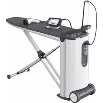 Statie de calcat MIELE FashionMaster B 3847, 2200W, 100g/min, 1.25l, talpa ceramica, alb-negru
