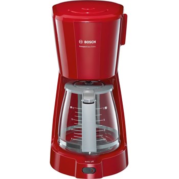 Cafetiera Bosch Cafetiera CompactClass Extra TKA3A034, 1100 W, 1.25 l, 10 Cesti, Rosu