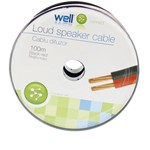Cablu difuzor rosu/negru cupru 2X0.50, 100m, Well