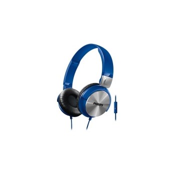Philips SHL3165BL/00, Casti on-ear cu microfon, Blue