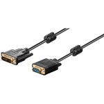 Goobay Cablu DVI - VGA 12+5p - 15p HD 2m