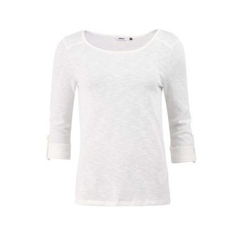 Tricou cu maneci 3/4 ONLY Jess, crem