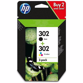 Inks HP 302 2-pack | CMYK | HP OfficeJet 3830/2130/4520/4527/5230