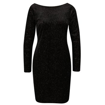 Rochie neagra de catifea cu spatele decupat Dorothy Perkins