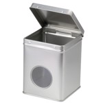 Cutie Silver cu fereastra
