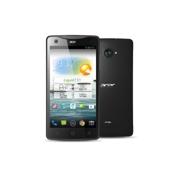 Telefon Mobil Acer Liquid S1, Procesor Quad Core 1.5 GHz, Display 5.7", 8GB Flash, 1GB RAM, 8 MP, 3G, WI-FI, Dual Sim, Android (Negru)