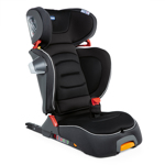 Scaun auto Chicco Fold&Go I-Size Isofix, Jet Black (Negru), 100-150cm, 3-12ani