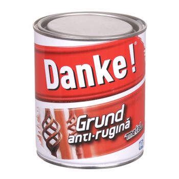 Grund metal anti-rugina Danke, interior/exterior, rosu oxid 0.7L
