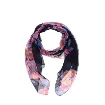 Esarfa de dama colorata cu model floral Tom Joule Wensley