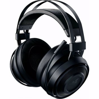 Casti gaming wireless Razer Nari Essential, surround THX, Negru