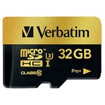 Card memorie Verbatim Pro+ micro SDHC, 32GB, clasa 10