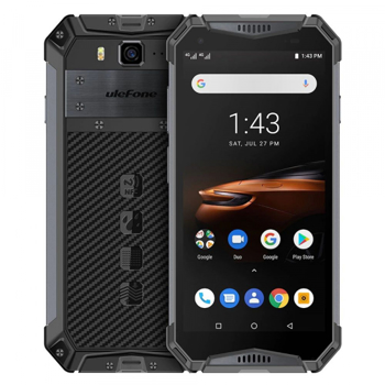 Telefon mobil Ulefone Armor 3W, IPS 5.7 , Android 9, 6GB RAM, 64GB ROM, MediaTek Helio P70, ARM Mali-G72 MP3, Octa-Core, Dual-SIM, 10300mAh