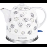 Fierbator Concept Ceramica RK0010ne, 1100 W, 1 l, Alb