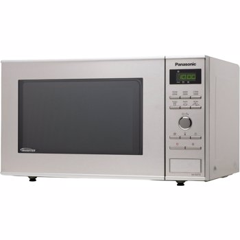Cuptor cu microunde Panasonic NN-GD36HMSUG 23 l 1000 W Digital Grill Accesoriu Steam+ Inverter Argintiu