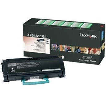 Toner, black, LEXMARK X264A11G