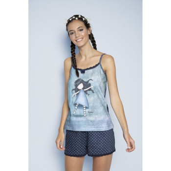 Pijama fete cu maiou Gorjuss Tiptoes, scurte