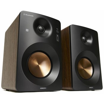 Boxe 2.0 Horizon HAV-M1100N Hi-Fi Monitor Active 60W AUX USB Bass Treble Knobs Castaniu HAV-M1100N