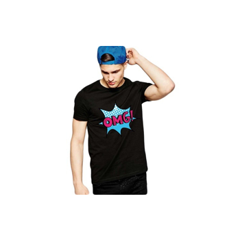 Tricou barbati negru - OMG