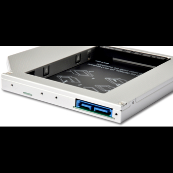 Adaptor Caddy HDD/SSD pentru unitate optic laptop Sata-Sata II 12.5 mm caddy125ss2