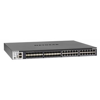 Switch Netgear ProSAFE M4300, 48 porturi, 24 x 10GBASE-T + 24 x SFP+