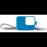Husa de silicon + Snur reglabil GO PRO Sleeve, albastra