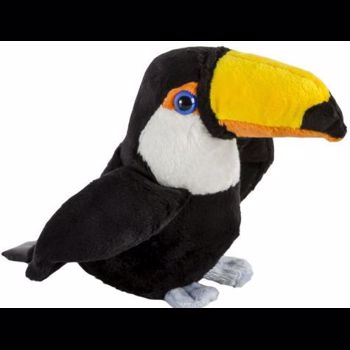 Jucarie de plus Momki pasare tucan, 15 cm
