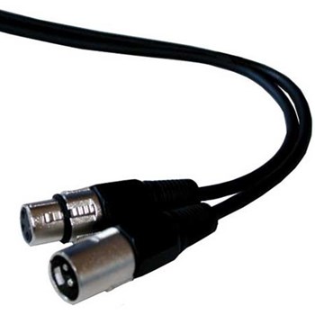 Cablu XLR tata - XLR mama, lungime 10 m, Negru