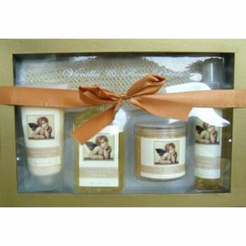Set cadou SPA Classic Angel (gel de dus 240 ml, lotiune de corp 180 ml, spray de corp 140 ml, sare de baie 300 g)