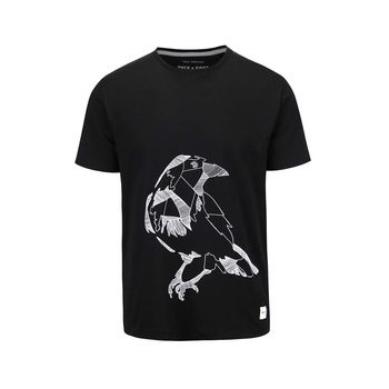Tricou negru din bumbac ONLY & SONS Kody cu imprimeu