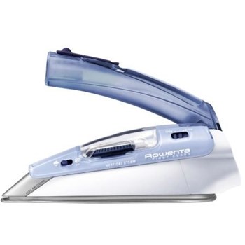 Fier de calcat de voiaj ROWENTA DA1510, Inox, 1000W, alb-bleu