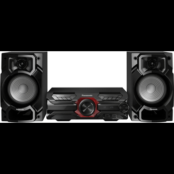 Microsistem audio High Power Panasonic SC-AKX320E-K, 450 W RMS, Dual USB, Bluetooth, Max Juke App., Subwoofer 16cm